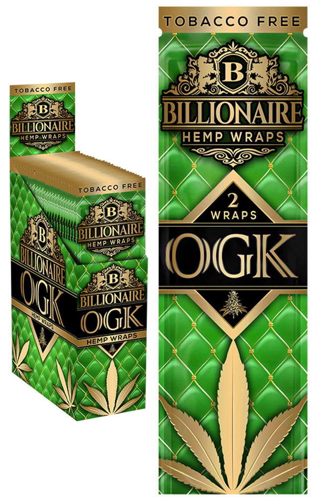 Billionaire Hemp Wraps - OGK 2pk