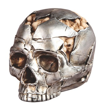 GSC - Silver Skull Statue