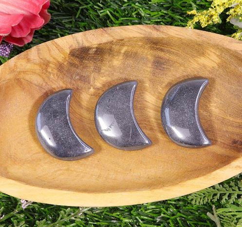Nature's Artifacts - Hematite Mini Half Moon