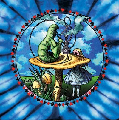 HappyLife - Alice & The Caterpillar Tie Dye T-Shirt