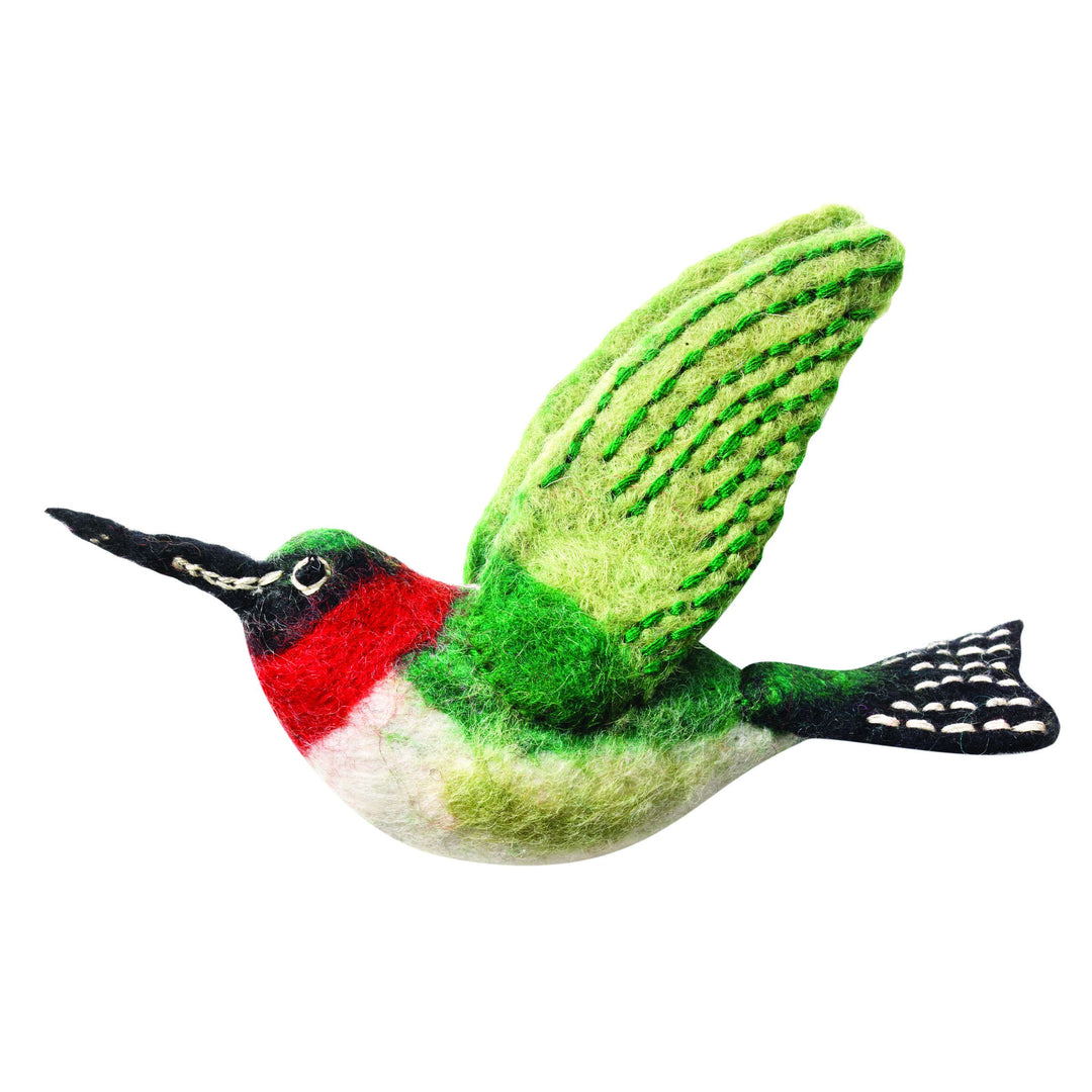 Wild Woolie Bird - Ruby Throat Hummingbird
