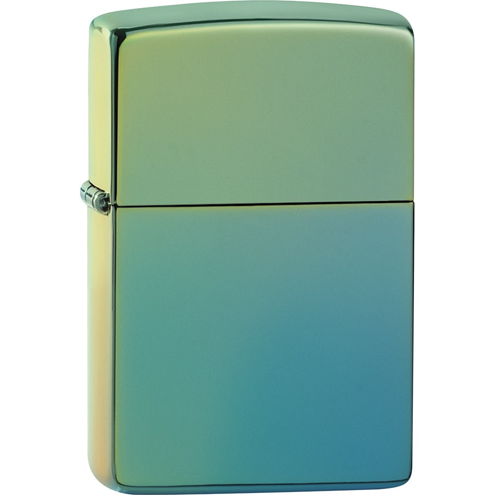 High Polish Teal Zippo Lighter - 49191