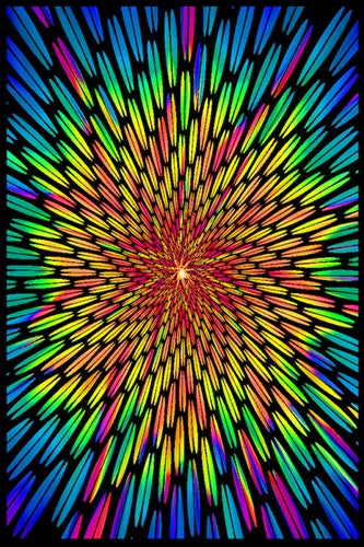 Light Speed Blacklight Poster- BL1 C11