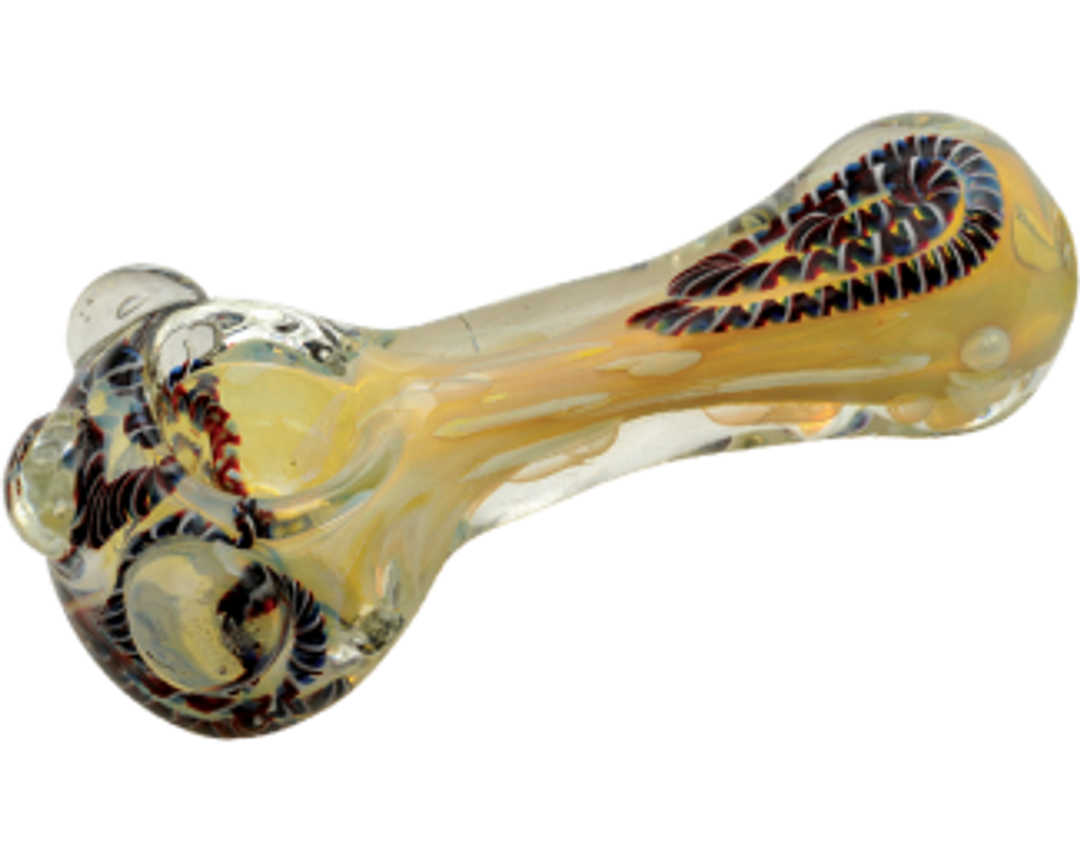 Fumed Spiral Glass Pipe