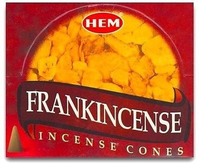 Hem Frankincense Scented Incense Cones 10 Ct.
