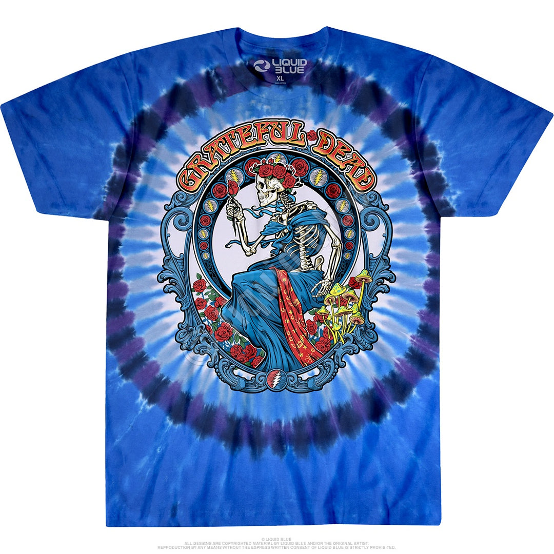 Liquid Blue - Grateful Dead "Vintage Bertha" Tie Dye T-Shirt