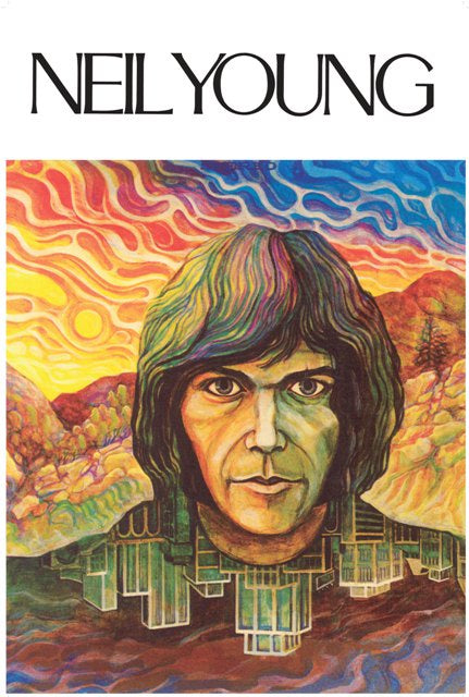 Neil Young 1st Album Poster