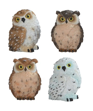 GSC - Assorted Mini Owl Statue 54281
