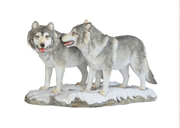 GSC - Wolf Couple Statue 54277