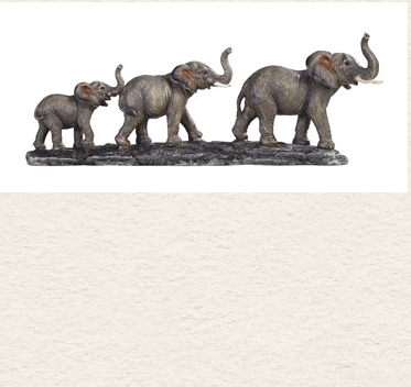 GSC - Elephant Family Statue 54578