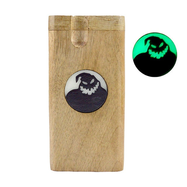 Scary Ghost Glow Inlay Wood Dugout