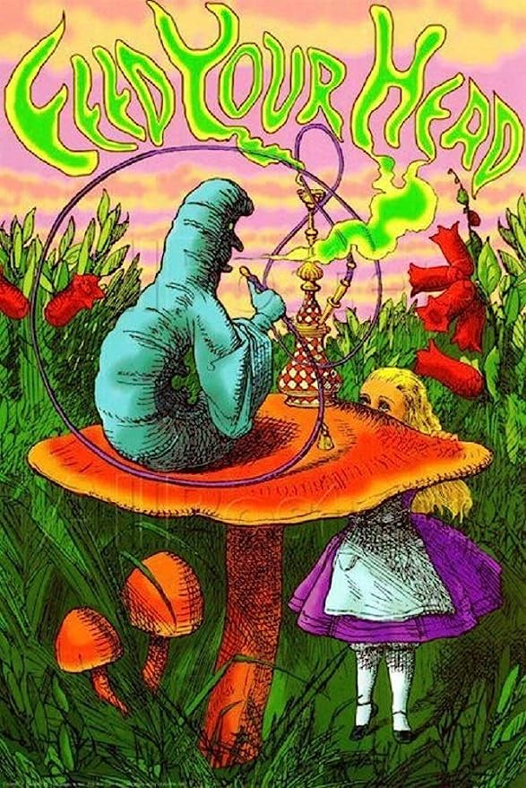 3D Poster - Alice in Wonderland Feed Your Head