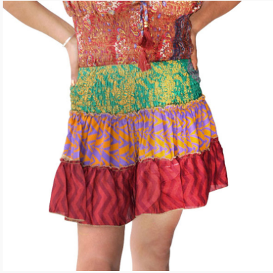 Paths of the Spirits - Ruffled Mini Skirt 1263