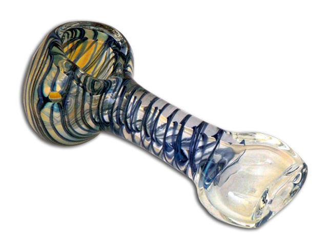 4" Inside Out Corkscrew Glass Spoon