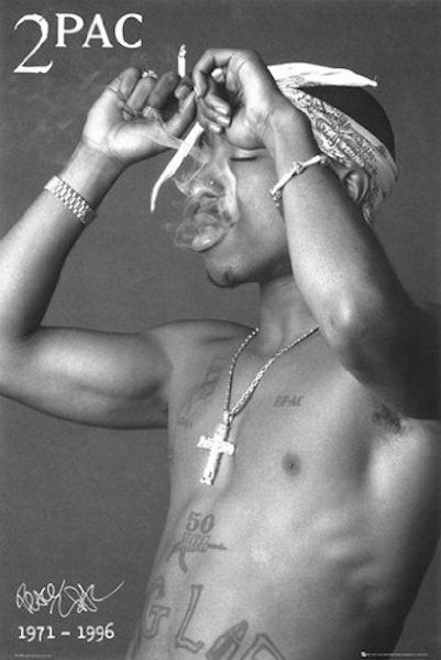 Tupac Shakur Poster - Smoke