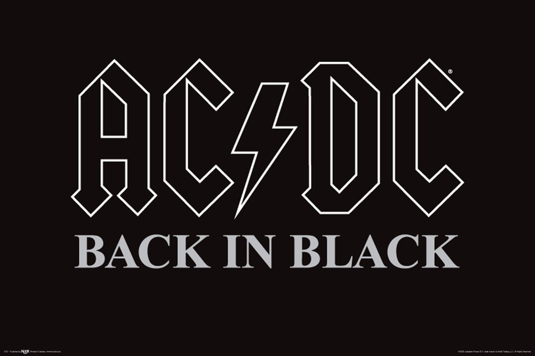 AC/DC Poster Back in Black