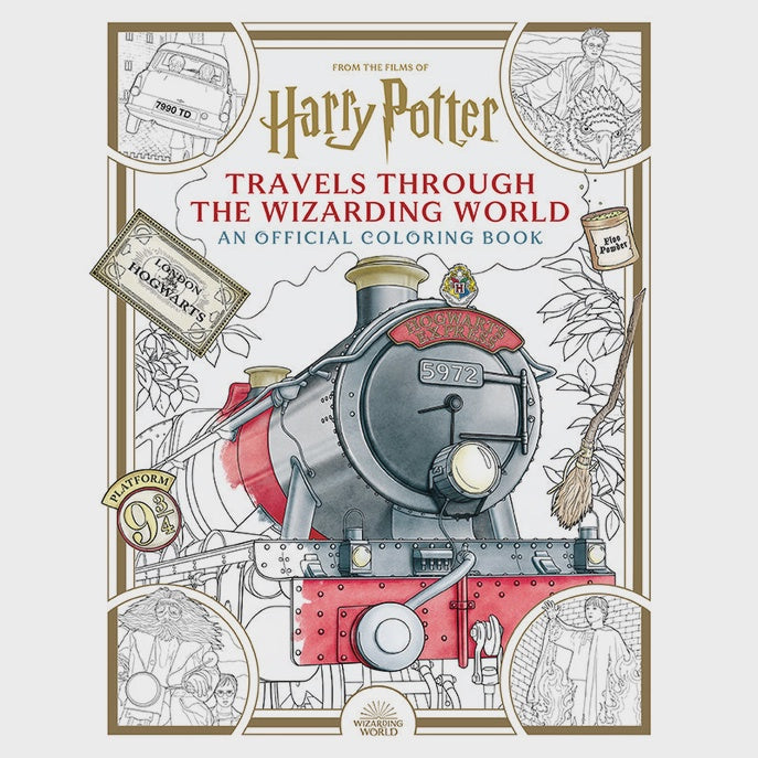 Harry Potter: Travels Through the Wizarding World Coloring Book