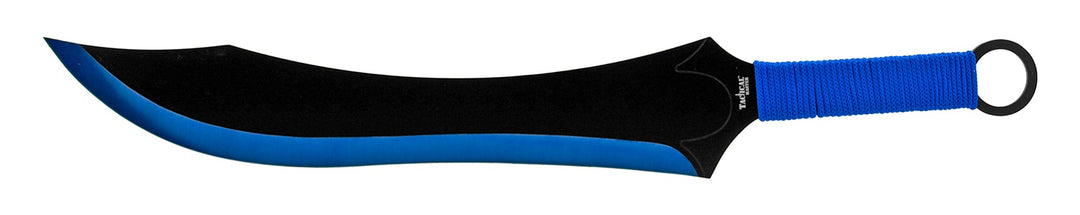 24" Machete Style Full Tang Chopping Sword - Sky Blue