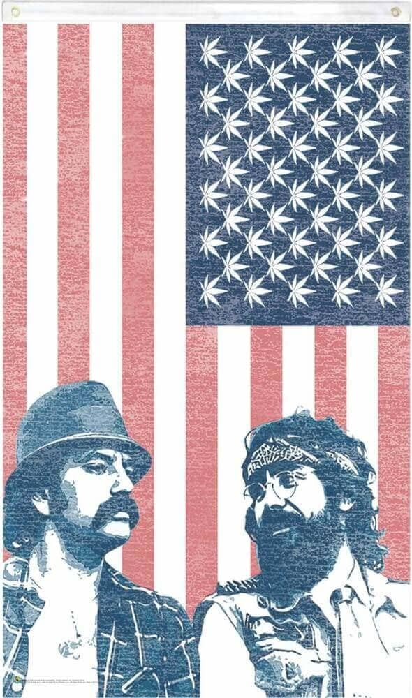 Fly Flags -Cheech & Chong America Flag