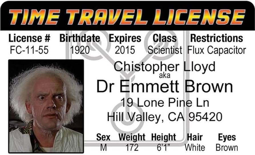 Doc Brown License