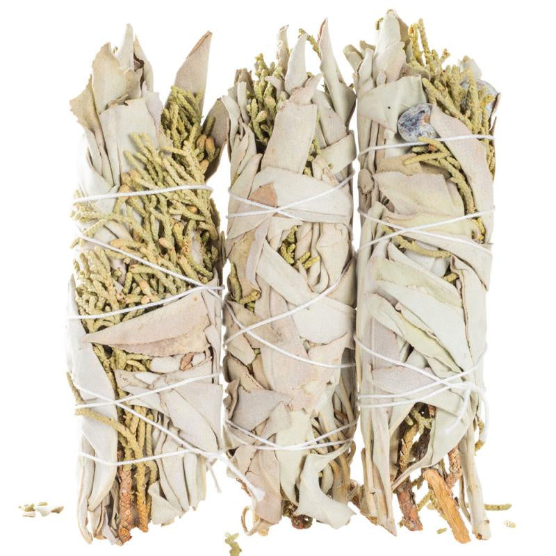 White Spirit Sage - White Sage w/Lavender 3 Pack