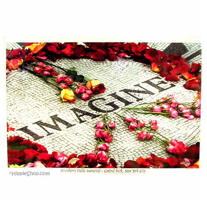 John Lennon Imagine Memorial Poster