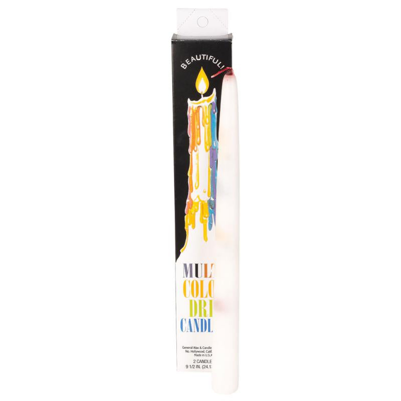 Benjamin - Beautiful! Multi Color Drip Candles