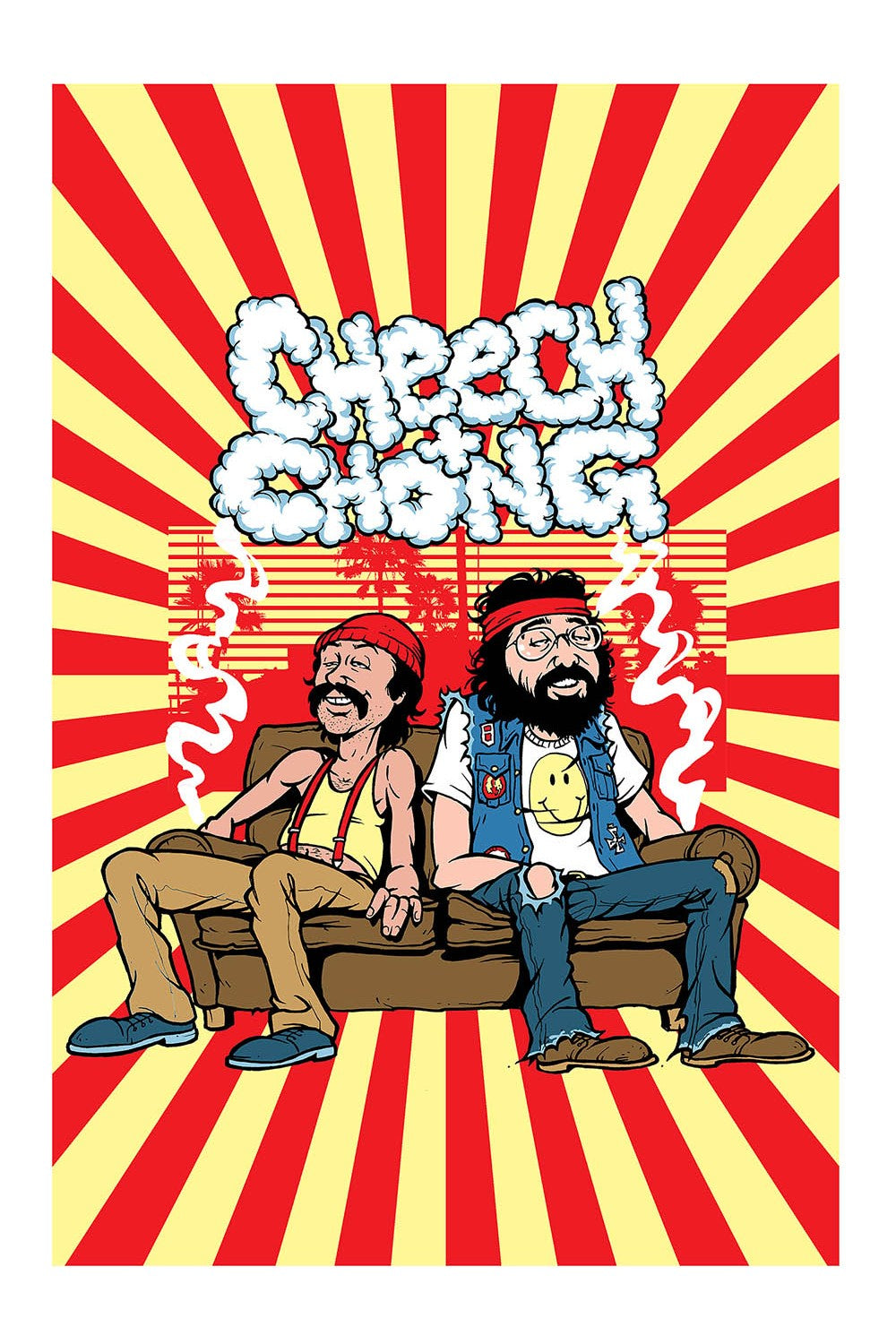 Cheech & Chong Couch Mini Tapestry 30x45