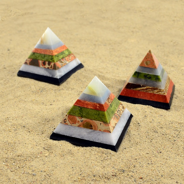 Stone Pyramid Figurine