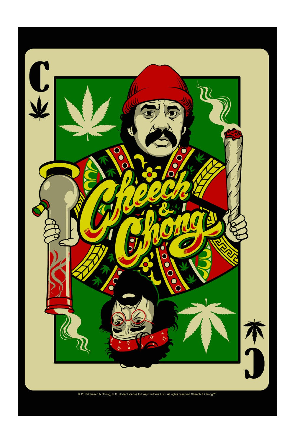 Cheech & Chong Playing Cards Mini Tapestry 30x45