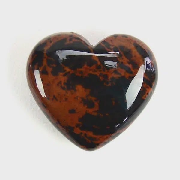 Mahogany Obsidian Heart