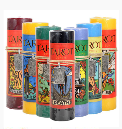 Tarot Card Pendant Candles