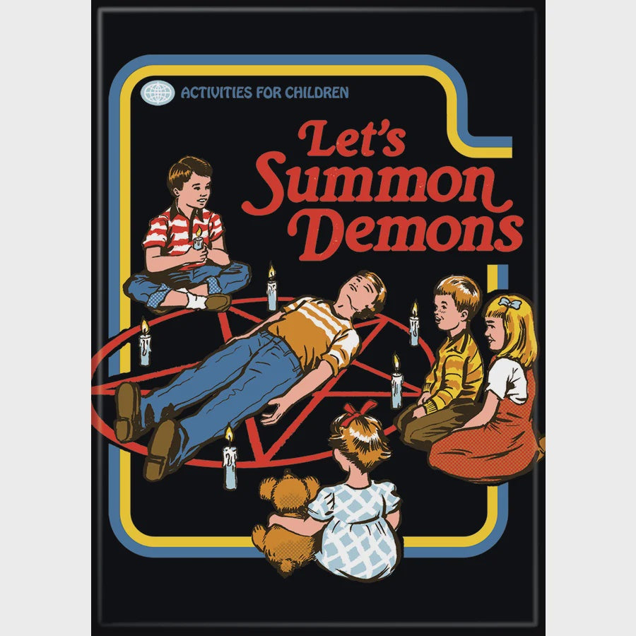 Let's Summon Demons Magnet AB - Black
