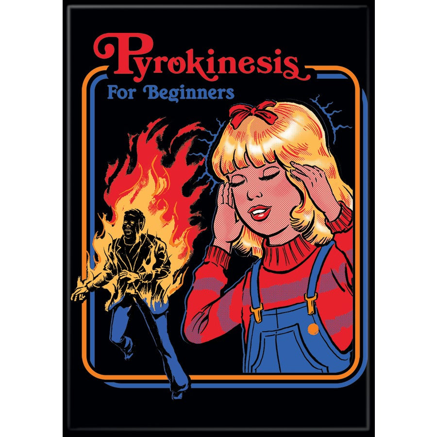 Pyrokinesis For Beginners Magnet AB - Black