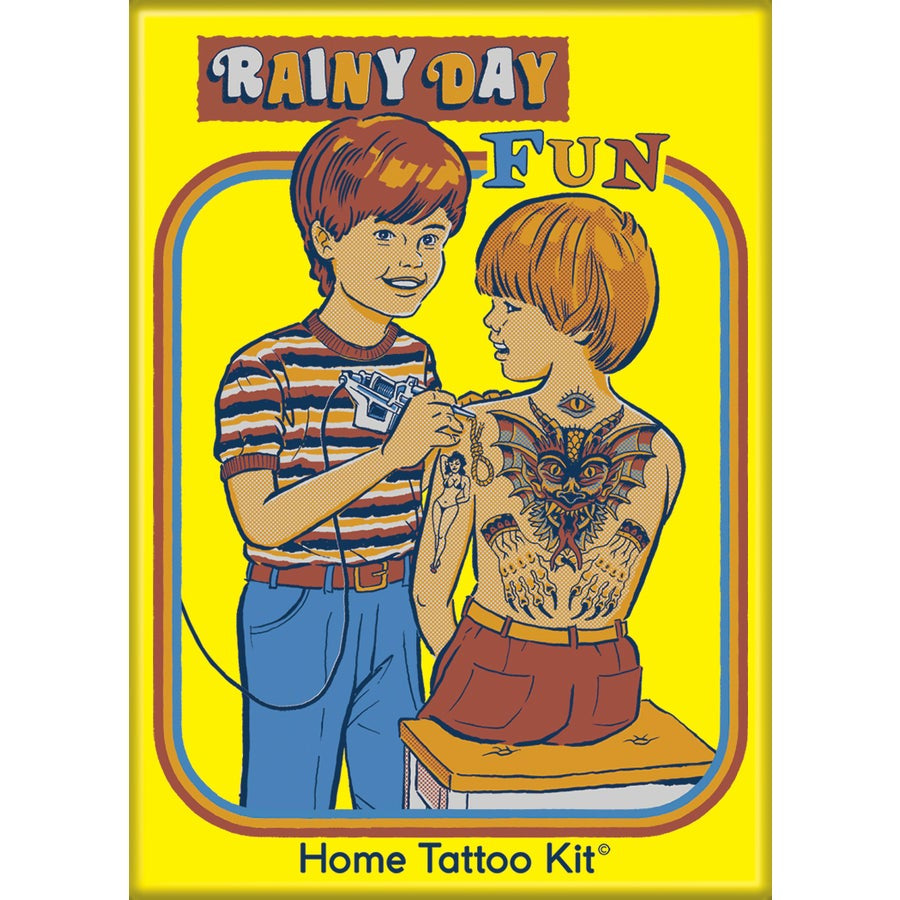 Rainy Day Fun Home Tattoo Kit Magnet AB - Yellow