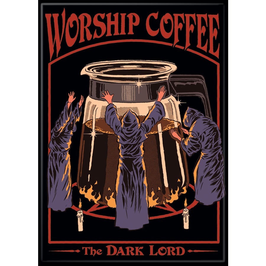 Worship Coffee Magnet AB