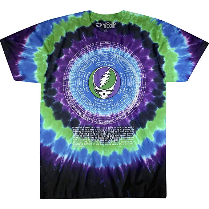Grateful Dead Steal Your Face Calendar T-Shirt