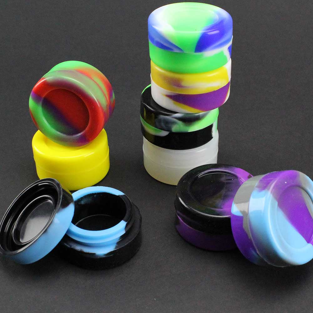 Multicolored 7ML 1" Silicone Container
