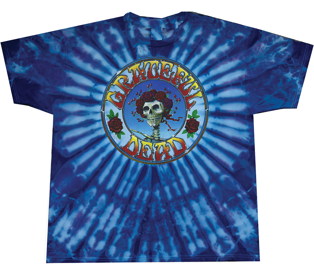 Happylife - Grateful Dead "Skull & Roses" Bertha Tie Dye T-Shirt