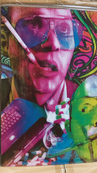 3D Poster - Fear Loathing Hunter S Thompson 004