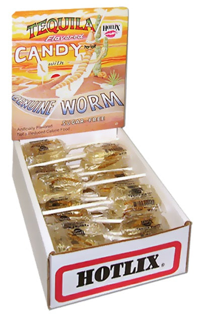 Hotlix Pops - Tequila w/Worm Suckers