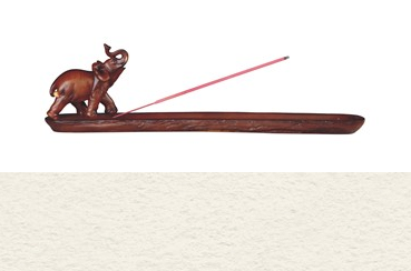 GSC - Wood Like Elephant Incense Burner 88163