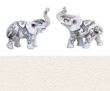 GSC - Mini Decorative White Elephant Statue 88245