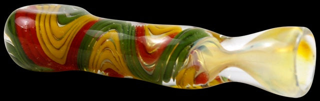 3" Glass Chillum Reversal GA2585