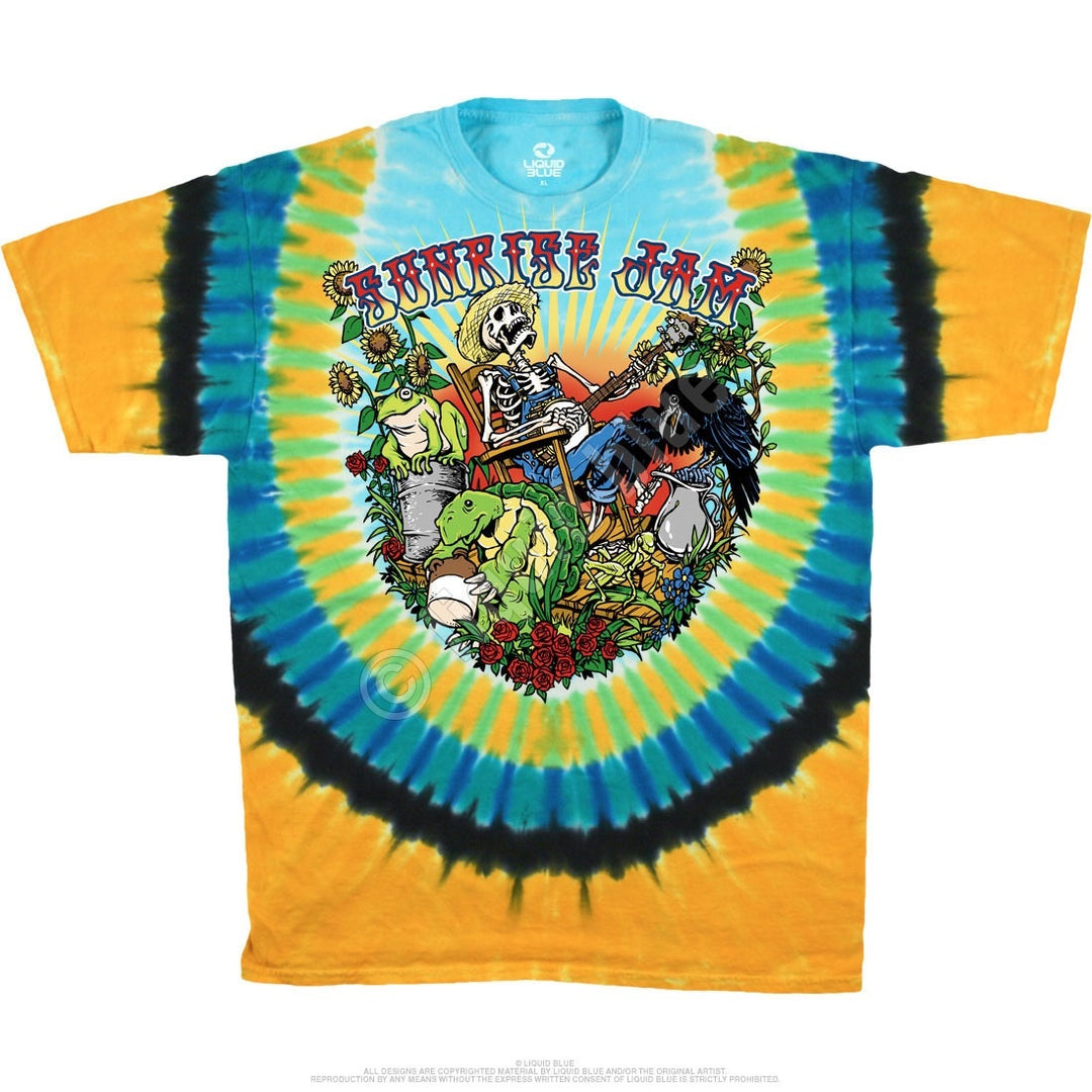 Liquid Blue - Grateful Dead "Sunshine Jam" Tie Dye T-Shirt