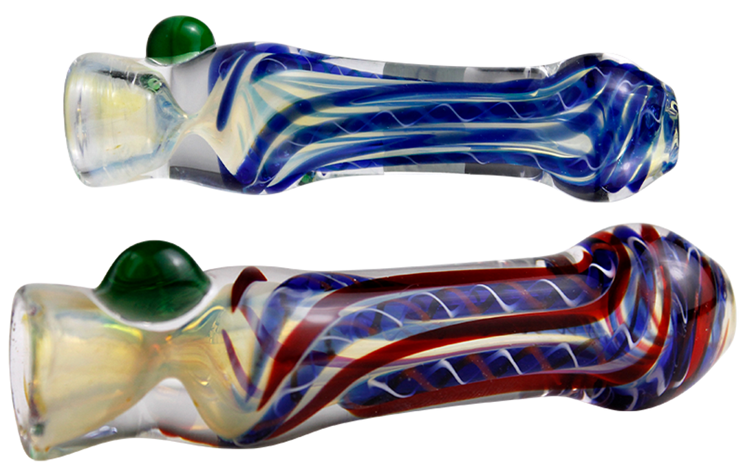 3" Molecular Madness Glass Chillum