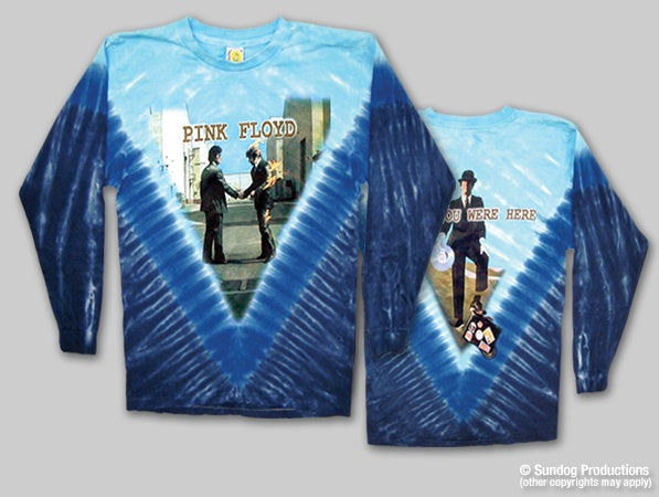 Sundog - Pink Floyd "Wish You Were Here" Tie Dye L-Sleeve Shirt