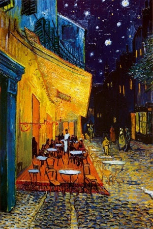 Cafe At Night Poster by Vincent Van Gogh