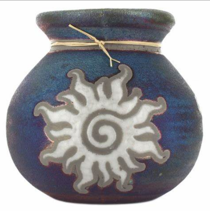 Raku Potteryworks - Silhouette 2" Vase