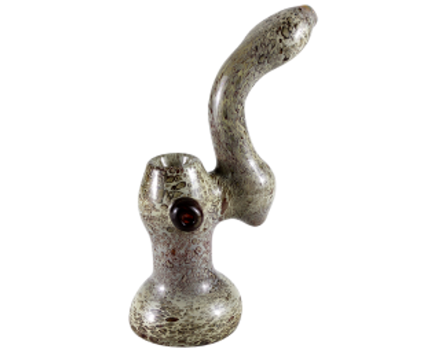 7" Goddess of Granite Glass Bubbler